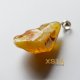 Baltic amber natural pendant unique piece